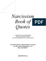 Narcissism Book of Quotes