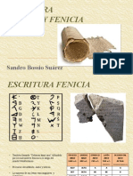 Escritura Hebrea y Fenicia