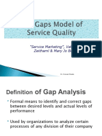 Unit 3 Gap Model of Service Quality