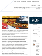 Causación - Acreditamiento de IVA Pagado Con Tarjeta de Crédito - Afin PDF