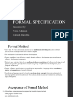 FORMAL SPECIFICATION Revised