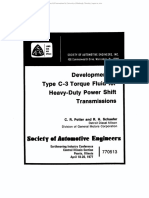 Type C-3 Torque Fluid For Heavy-Duty Power Shift: Development of