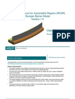 RCAR Bumper Barrier Model For RCAR Structural Test