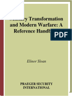 Elinor Sloan - Military Transformation and Modern Warfare - A Reference Handbook (Contemporary Military, Strategic, and Security Issues) (2008) PDF