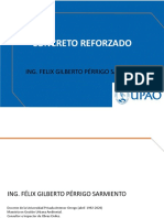 Concreto Reforzado: Ing. Felix Gilberto Pérrigo Sarmiento