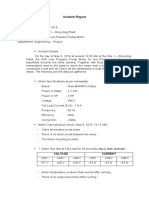 Incident Report - Recycling Plant