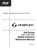 400 Series Digital Indicator Reference Manual