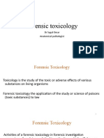 Forensic Toxicology: DR Sagal Omar Anatomical Pathologist