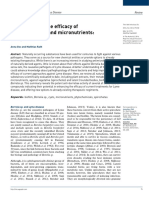 The Anti-Borreliae Efficacy of Phytochemicals and Micronutrients: An Update