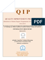 Quality Improvement Programme: Admission To Master Degree Programmes For The Academic Year 2012-2013