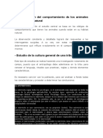 1-Observación Del Comportamiento de Los Animales en Su Hábitat Natural