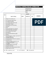 Boom Truck Inspection by Operator-Monthly