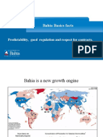 Bahia Basics Facts: Predictability, Good Regulation and Respect For Contracts