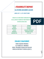 Pre - Feasibility Report: Banka Stone Quarry Lease