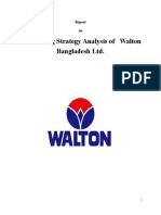 Marketing Strategy Analysis of Walton Bangladesh LTD