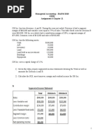 Assignment 11 Managerial Accounting