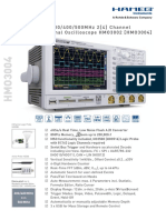 Mixed Signal Oscilloscope HMO3002 (HMO3004)