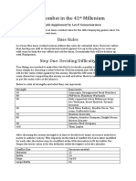 Mass Combat in The 41 Millenium: Base Rules