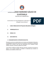 Programa, Modulo I