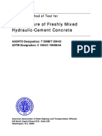 AASHTO T 309M-T 309-05 ASTM C 1064-C 1064M-04 Temperature of Freshly Mixed Hydraulic-Cement Concrete-Final