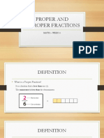 Proper and Improper Fractions PDF