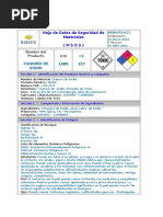 MSDS Cianuro de Sodio PDF