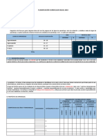 Planificación Curricular Anual