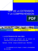 V. Ley de La Extension y La Comprehension y Arbol de Porfirio