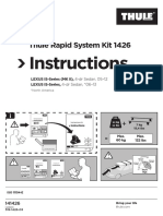 Instructions: Thule Rapid System Kit 1426