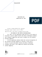 A Bill To Amend 1998 PA 58, Entitled "Michigan Liquor Control Code of 1998," (MCL 436.1101 To 436.2303) by Adding Section 203a