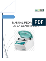 Manual de Centrifuga