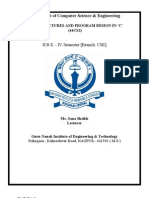 DSPD Cse-4 Course File 09-10