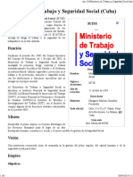 03-Ministerio de Trabajo y Seguridad Social (Cuba) PDF