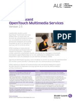 Opentouch Multimedia Services Datasheet FR