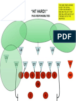 6-3 BASE vs. One WR "HIT HARD!!": LB LB CB LB
