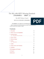 The 2011 X264 SDTV Releasing Standards (Tvx264Sd11 - Draft 1)