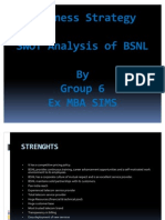 BSNL Swot