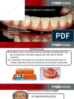 Expocicion de Protesis Inmediata Completa Uap