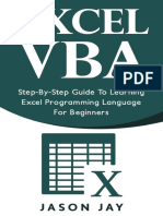 EXCEL VBA - Step by Step Guide To Learning Excel Programming Language For Beginners - Excel VBA Progra PDF