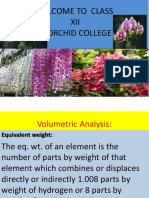 Volumetric Analysis All Till This Date