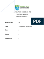 S1 Gchem Practical Shapes of Molecules