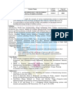 IE362 Group Technology and Flexible Manufacturing System