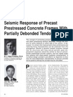 Seismic Response of Precast Prestressed Concrete Frames With Partially Debonded Tendons (1993)