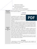 Estándar Operacional - Cuidados y Manejo de La Sonda Nasogástrica