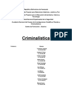 CRIMINALISTICA