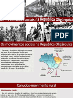 Slide - Movimentos Sociais Na República Velha