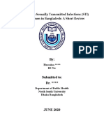 Knowledge On Sexually Transmitted Infections (STI) Among Women in Bangladesh: A Short Review