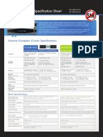 Specification Sheet: Nutanix Complete Cluster Specifications