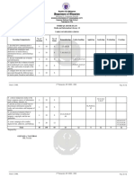 Department of Education: Third Quarter Exam Media and Information Literacy 12 Table of Specifications