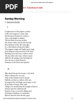 Sunday Morning by Wallace Stevens - Poetry Magazine PDF